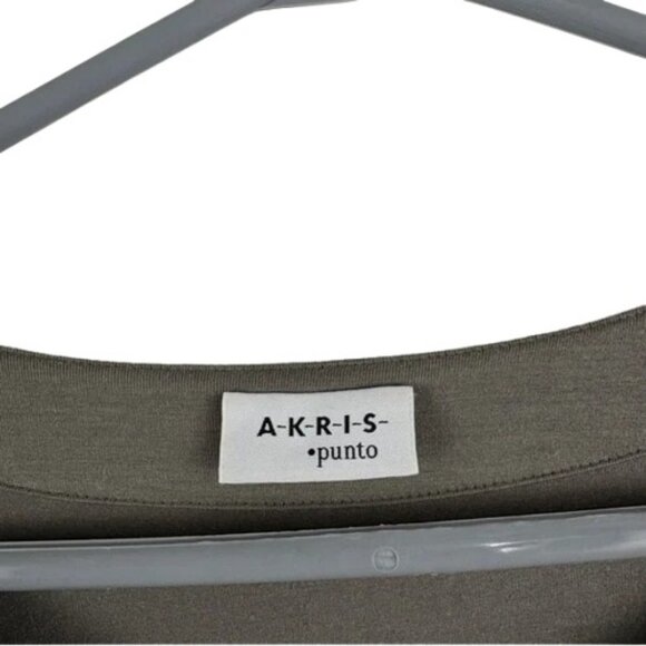 Akris Punto grey modal long sleeve sweater size 12 - Picture 7 of 9